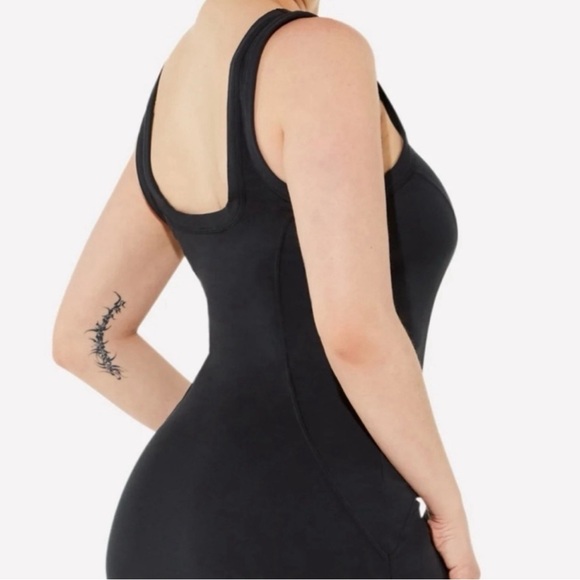 Yitty by Lizzo Fabletics NWT Sz 1X Body Butter Black Tank Dress Bodycon - Picture 5 of 12